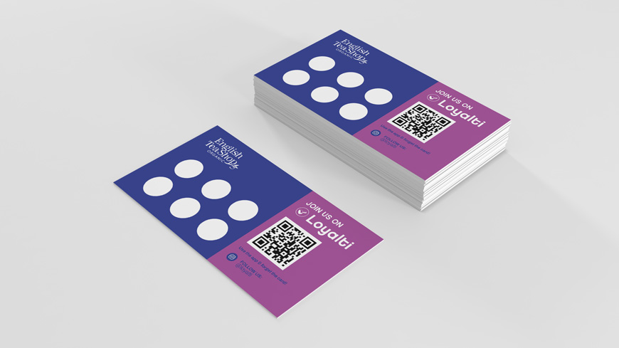 Loyalti business card mockup